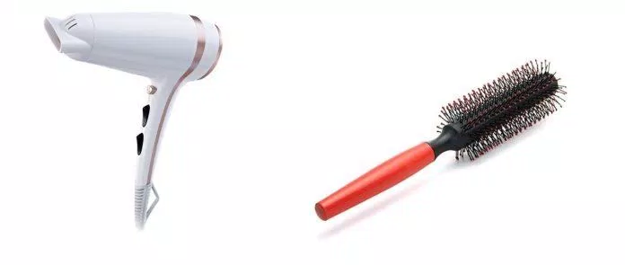 Học tạo tóc kiểu sử dụng máy sấy và đèn tròn (Nguồn: Internet)