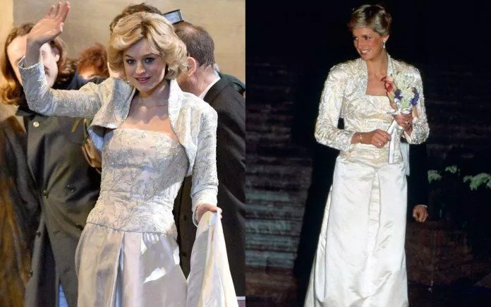 Chiếc trắng trắng trong chuyến du lịch tới Mỹ của Công nương Diana được khen ngợi là đi trước thời đại.  Nguồn: internet
