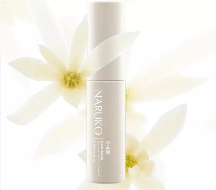 Nước hoa hồng Naruko Taiwan Magnolia Brightening And Firming Toner EX giúp dưỡng ẩm, cân bằng da và dưỡng sáng da hiệu quả (ảnh: internet)