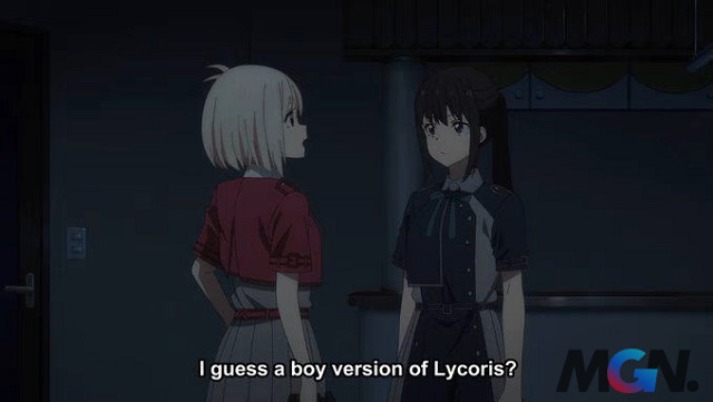 Trong Lycoris Recoil, Lilybells là 'đối tác nam' của Lycoris đặc biệt