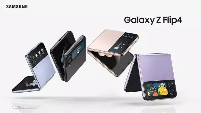 Samsung Galaxy Z Flip 4 màn hình gập (Ảnh: Internet)