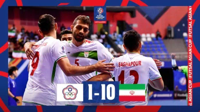 Tuyển Futsal Iran đè bẹp các đối thủ trong bảng đấu của mình (Ảnh: Internet)