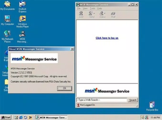 MSN mềm có chức năng chat tin nhắn (Ảnh: Internet)